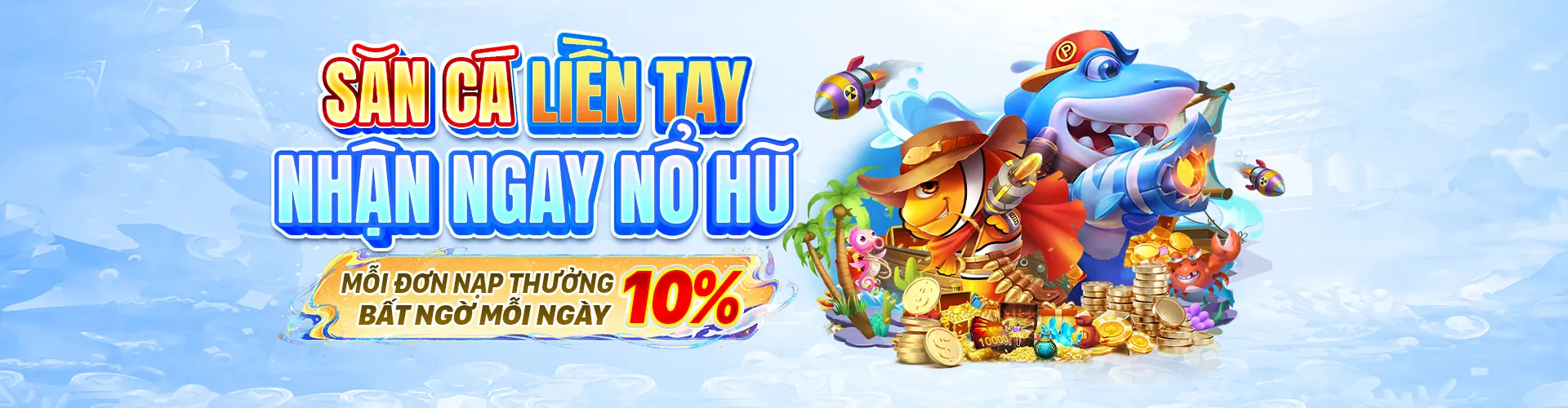 Giao diện game bắn cá ZV99 sống động